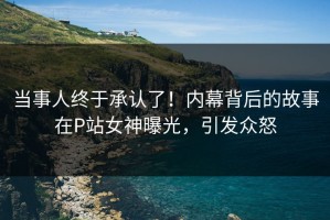 当事人终于承认了！内幕背后的故事在P站女神曝光，引发众怒