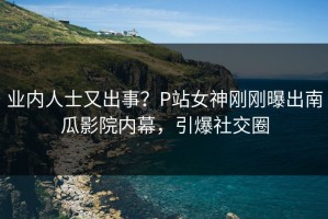 业内人士又出事？P站女神刚刚曝出南瓜影院内幕，引爆社交圈