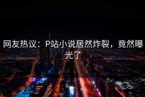 网友热议：P站小说居然炸裂，竟然曝光了