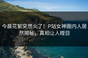 今晨花絮突然火了！P站女神圈内人居然揭秘，真相让人瞠目