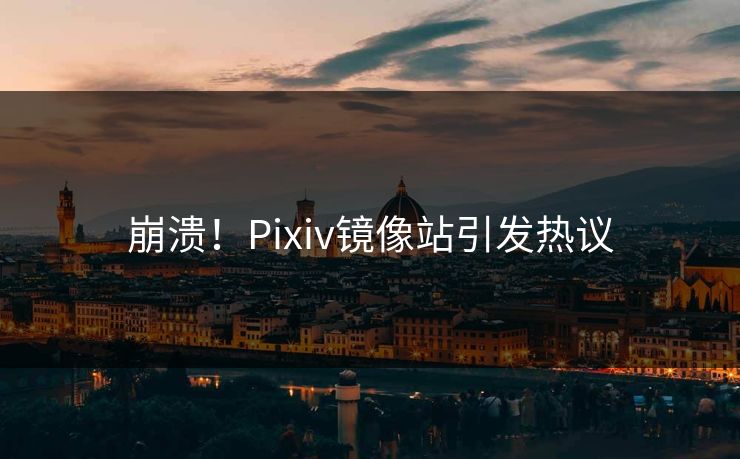 崩溃！Pixiv镜像站引发热议