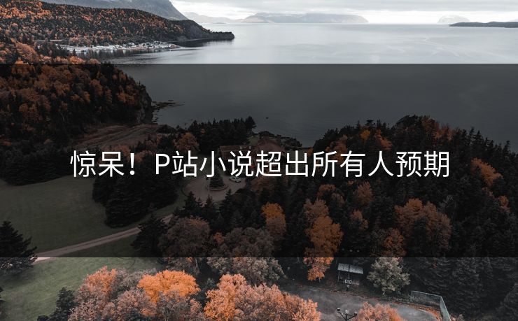 惊呆！P站小说超出所有人预期